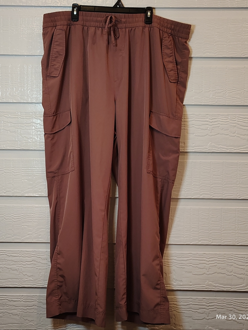 Old Navy StretchTech Quick Dry Dusty Rose Pant 3XL Pull On Activewear Stretch